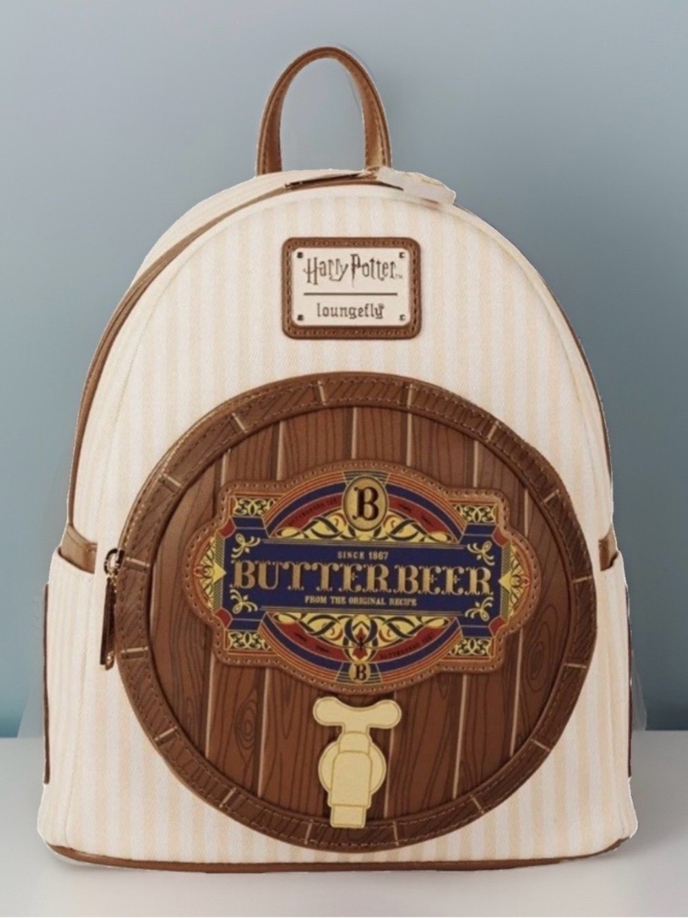 NEW w Tags Loungefly HARRY POTTER - Keg of Butterbeer Scented Barrel Backpack